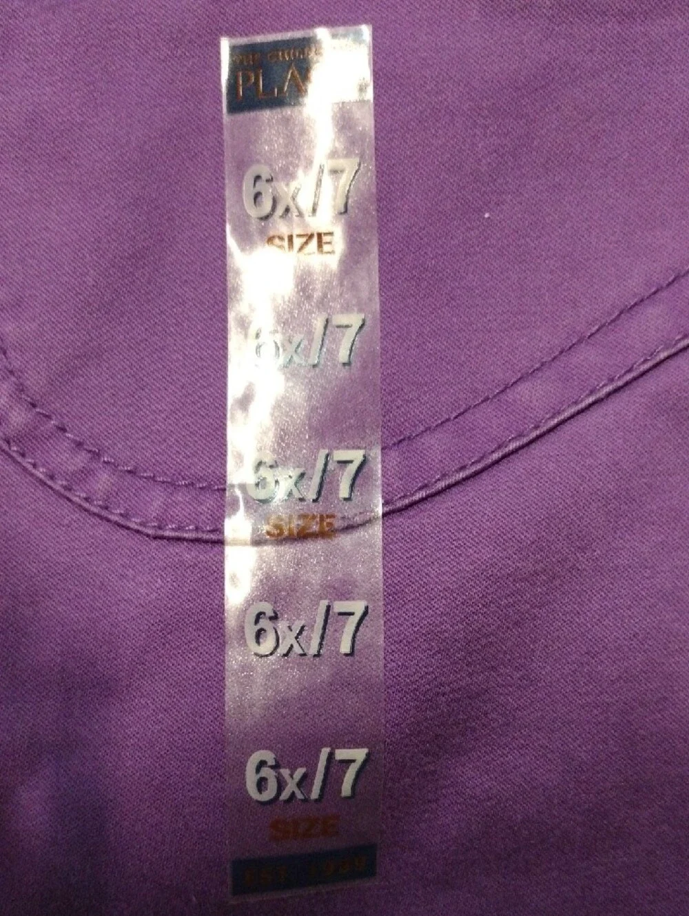 The Children's Place Purple Adjustable Waist Denim Skort
